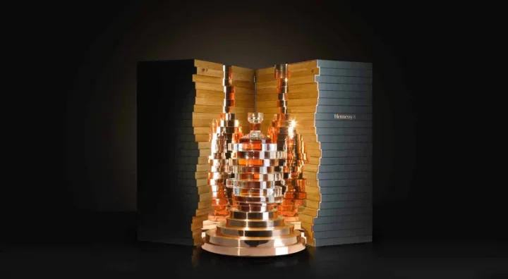 Hennessy Cognac-8 Dekanter mit Werkzeugen und Luxusbox
