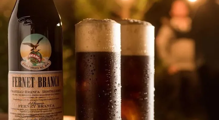 Bottle of Fernet Branca linked to Argentine consumption with cola