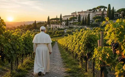 Vigna Laudato Si is a vineyard located within the Papal residence of Castel Gandolfo.