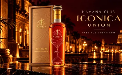 Havana Club Iconica Unión decanter, a Cuban rum from the Iconica collection