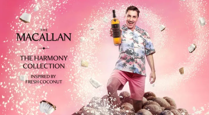 Bottle of The Macallan Harmony Collection Inspired by Fresh Coconut
