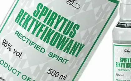 Vodka Spirytus, il vodka con la gradazione più alta al mondo