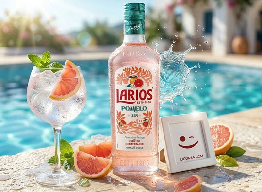 Nuevo Larios Pomelo, aroamatizado con Pomelo Rosa