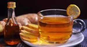 Glass of sweet mistela made with grape must