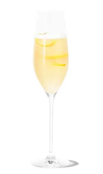 Champagnerglas mit Gin