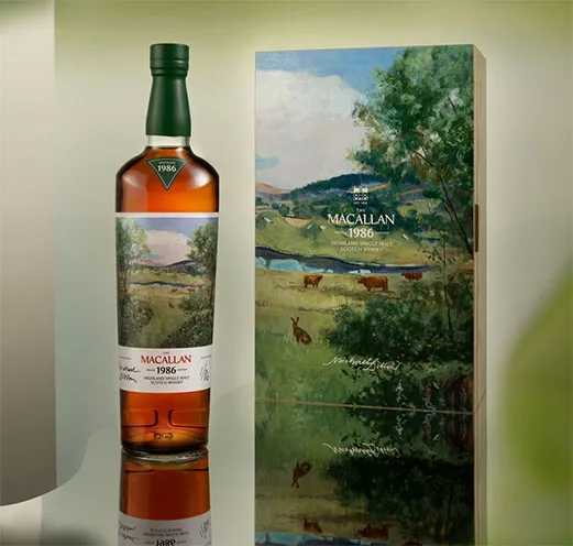 Packaging image of The Macallan Romantica edition by Michale Dillon