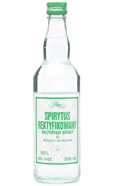 Bild der Flasche des polnischen Vodka Spirytus