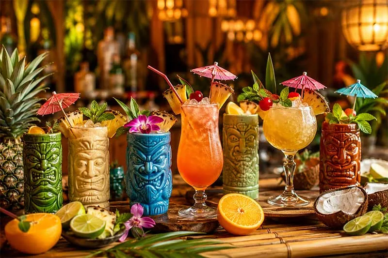 Weißer Rum passt hervorragend in die Tiki-Cocktailkultur