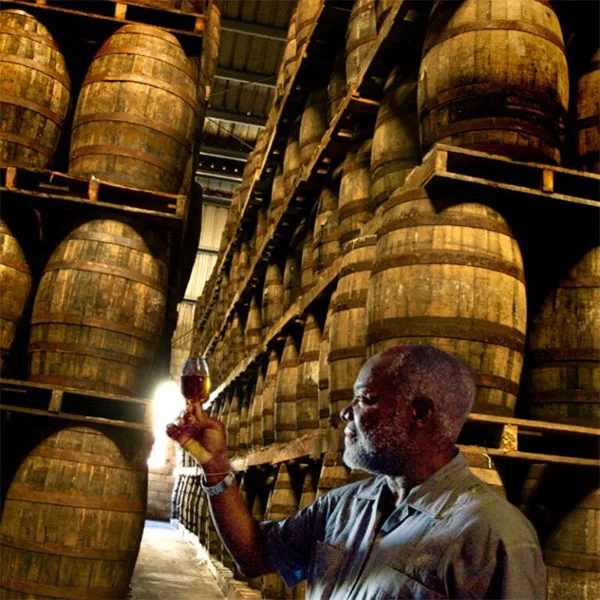 Lagerhäuser von Demerara Distillers