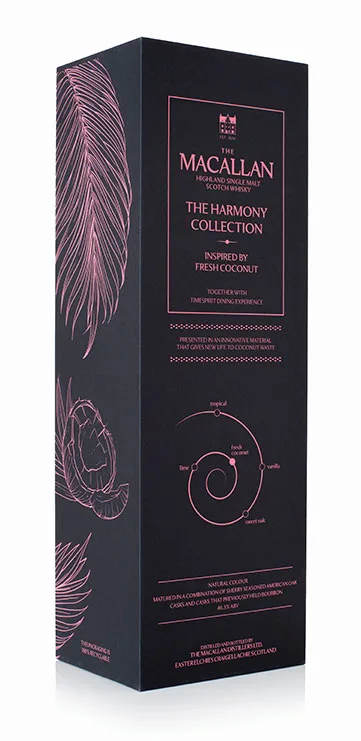 The box for this edition reuses waste derived from coconut