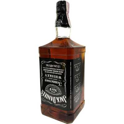 Jack Daniel's 1.5 Liters Reversed label