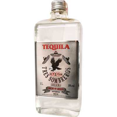 Tres Sombreros Silver 1 Liter PET