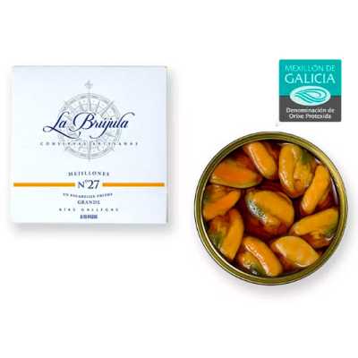 Mussels in Pickled Sauce 8-12 Pieces Nº27 La Brújula