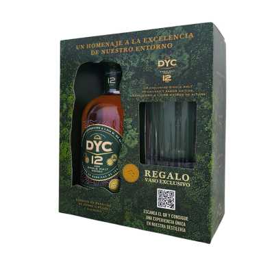 DYC 12 años Single Malt con Vaso