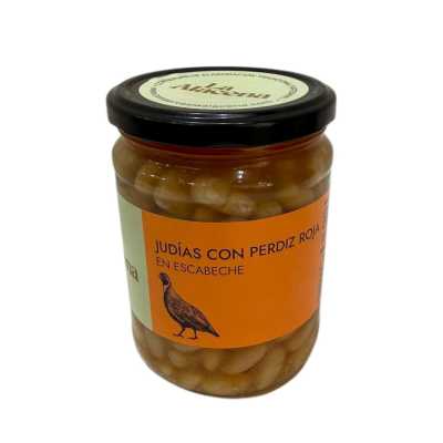 Judias con Perdiz Roja en Escabeche 420 g