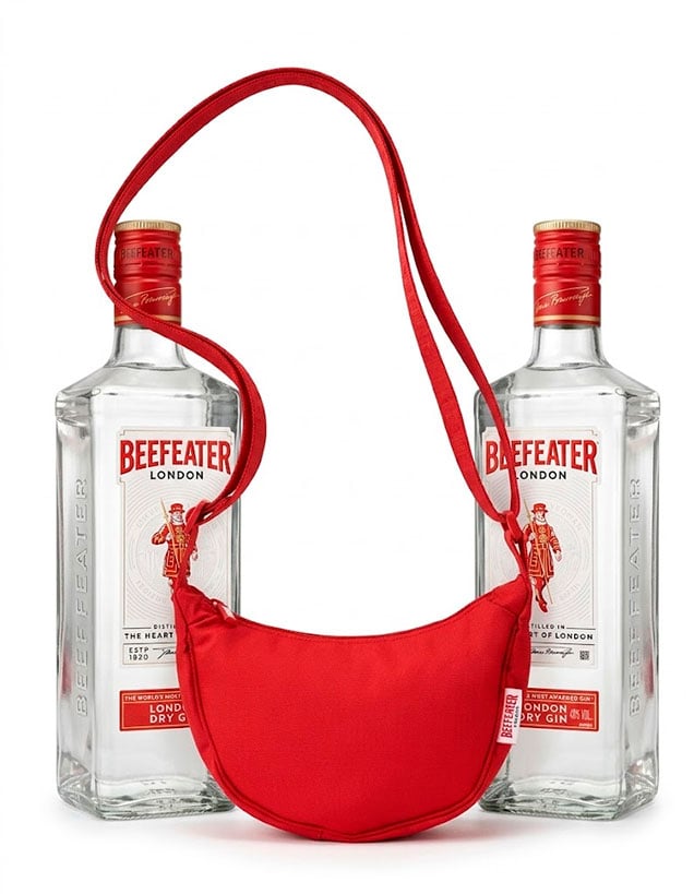 Otros productos de Beefeater : Beefeater 1 Litro 2 Botellas + Bolso bandolera - Imagen del producto