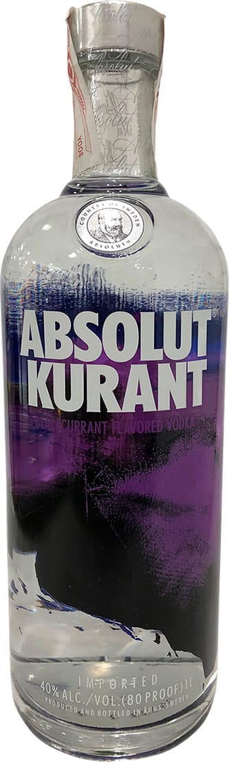 Absolut Kurant 1 Litro (Suecia)