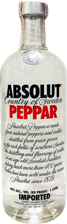 Absolut Peppar 1 Litro (Suecia)