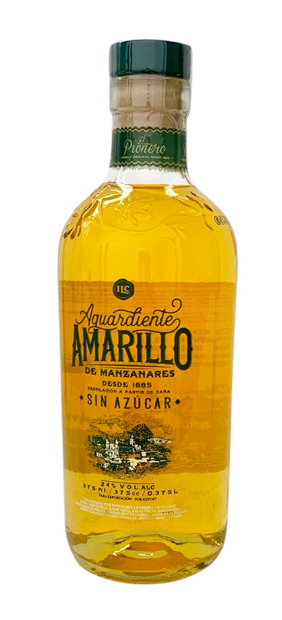 Otros productos de Industria Licorera de Caldas : Aguardiente Amarillo de Manzanares Sin Azúcar 37.5 CL - Imagen del producto