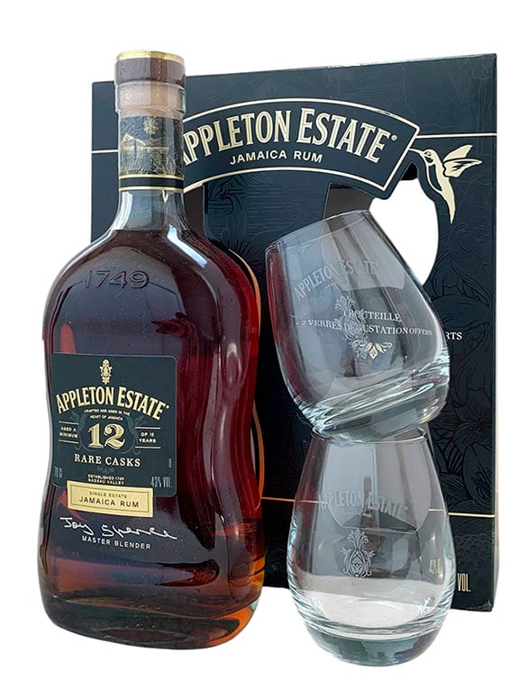 Buy Appleton 12 Years + 2 Glasses | Licorea