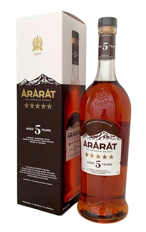 Mehr Produkte von Yerevan Brandy Company : Ararat 5 Jahre - Bild des Produkts