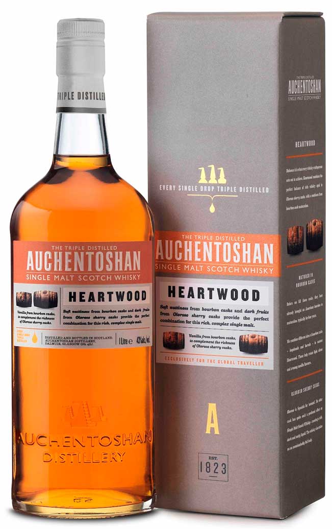 Clientes que compraron Bowmore 100 Degrees Proof 1 Litro (Islay), también han comprado Auchentoshan Heartwood 1 Litro (Lowland)