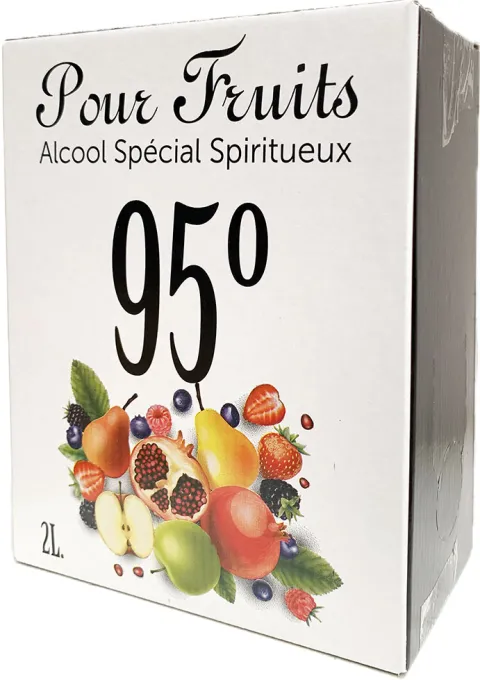 Alcohol para hacer licores 95% Bag in Box 2 Litros