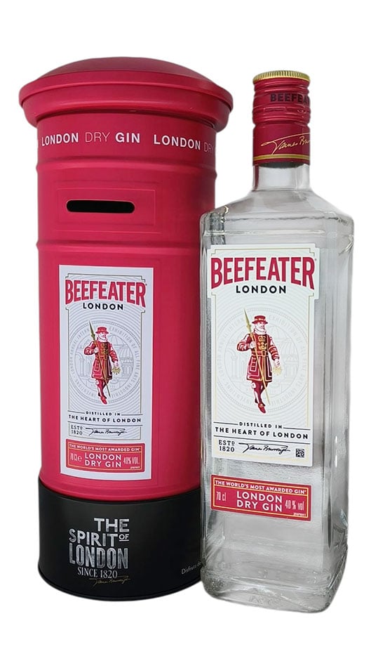 Beefeater con estuche de buzón de correos