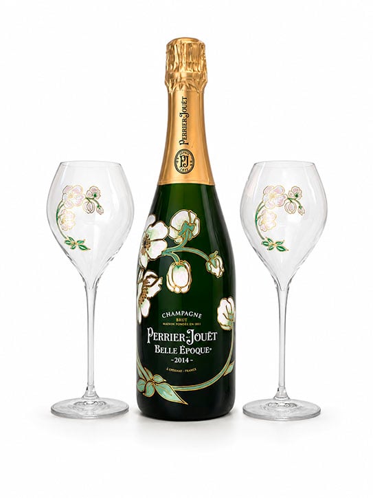 Perrier Jouët Belle Epoque con 2 copas
