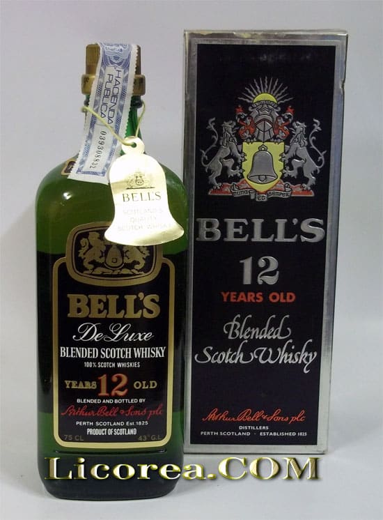Bell's Reserva 12 Años Botella Antigua