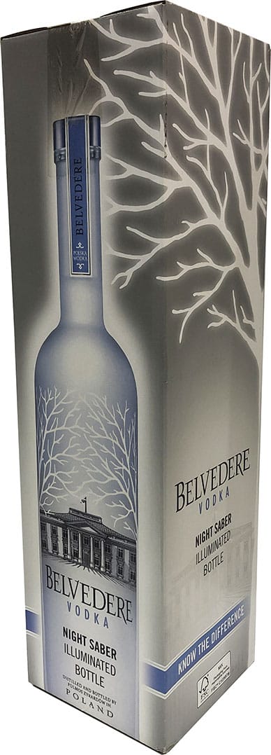 Belvedere Pure Vodka 3 litre (Illumination Bottle) 