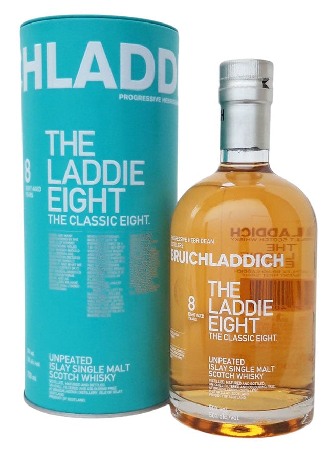 Colección de Whisky Islay : Bruichladdich The Laddie Eight 8 years - Imagen del producto