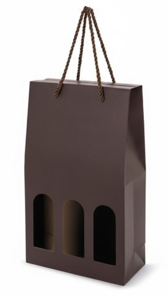 Caja de Cartón 3 Unidades Marrón