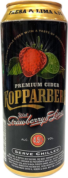Kopparberg Cider Strawberry & Lime 50 CL (24 latas)
