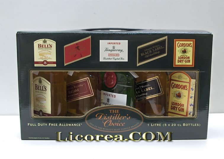 Colección The Distiller's Choice 5 Petacas 20 CL