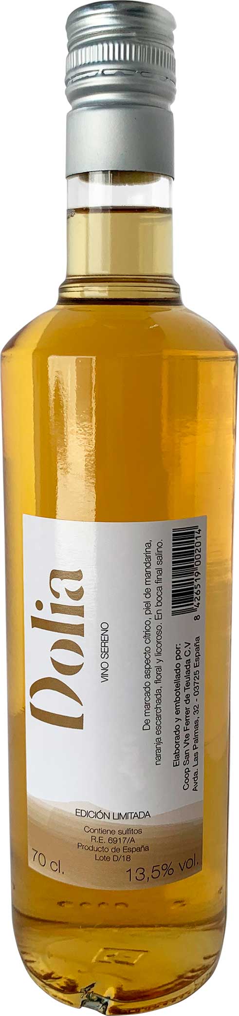 Dolia Vino Dulce & Mandarina