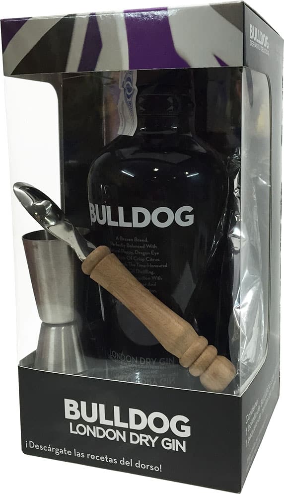 Bulldog Estuche Regaliz Jigger 5CL-2.5CL y Zester