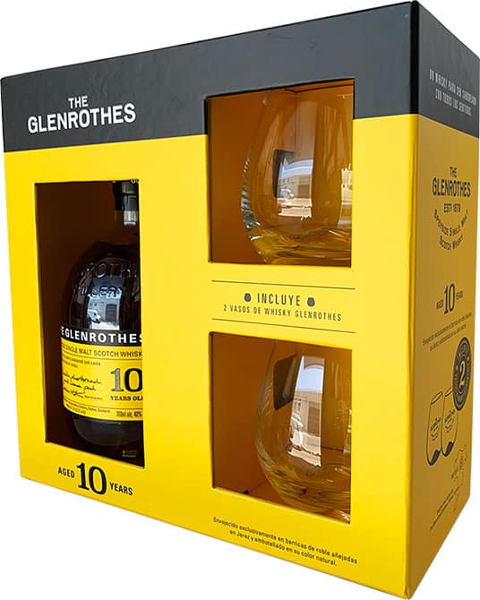 Clientes que compraron Bombay Sapphire English Estate 1 Litro, también han comprado The Glenrothes Reserva 10 Años (Speyside) + 2 Vasos
