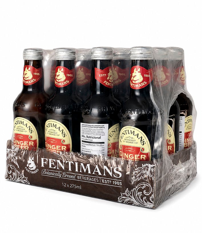 Clientes que compraron Aguardiente Antioqueño Sin Azúcar Tapón Verde, también han comprado Fentimans Ginger Beer 27.5 CL (12 Unidades) - Imagen del producto