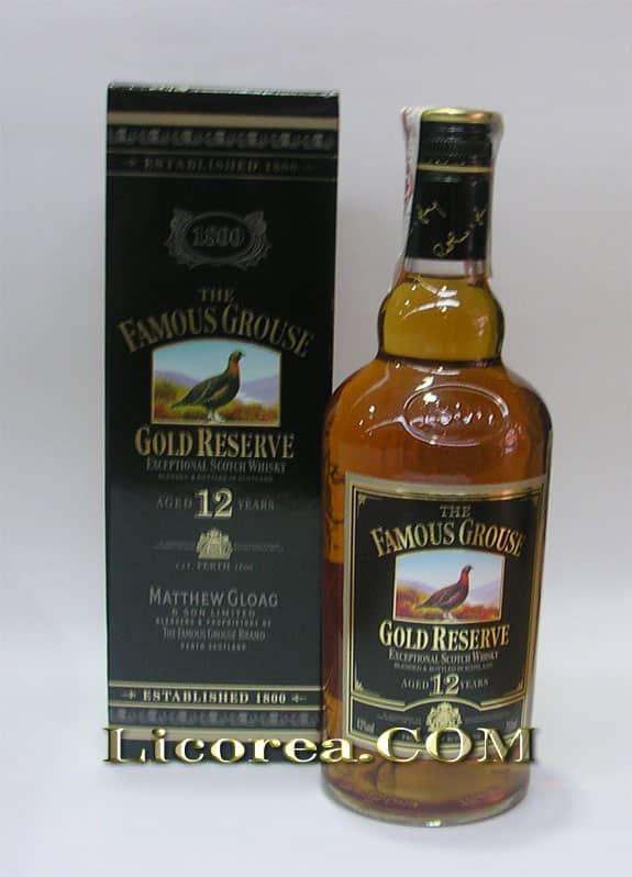 ウイスキー　古酒Famous Grouse Gold Reserve 12年 ウイスキー 古酒Famous Grouse Gold Reserve 12年 The Famous