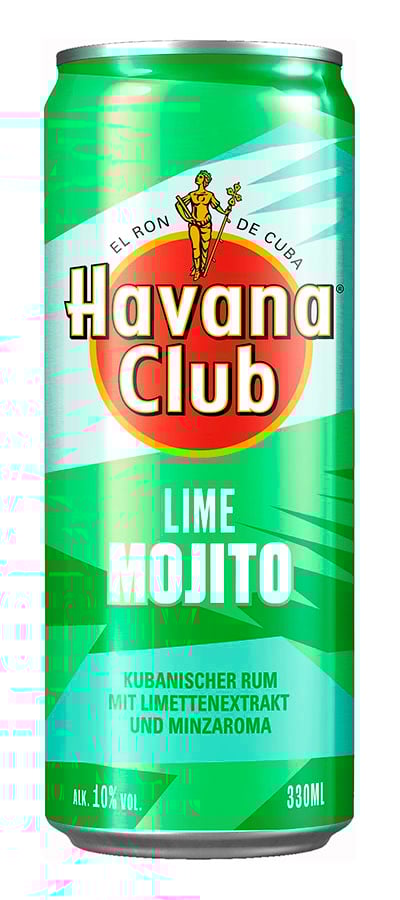 Colección de Ready to Drink : Havana Club Lime Mojito 25 CL (12 latas) - Imagen del producto