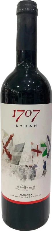 1707 Syrah 2017 Ecológico - Hauptproduktfoto