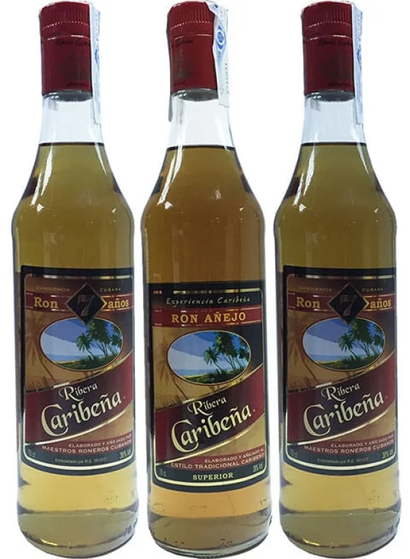 Ribera Caribeña Reserva 7 Años 2 Botellas + 1 Botella de Añejo Gratis - Fotografía principal del producto