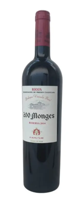 200 Monges Reserva 2014 - Hauptproduktfoto