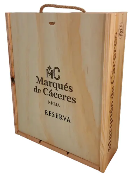 Marques de Cáceres riserva 2017 3 Bottiglie + Cassa di legno - Immagine 2 del prodotto
