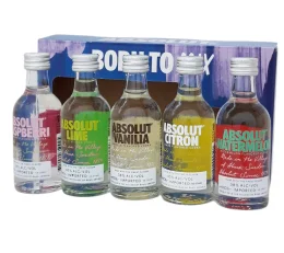 Absolut Colletion 5 Flaschen 5 CL