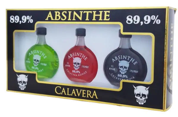 Absinthe Calavera 3 x 5 CL 89.9% - Main product photo