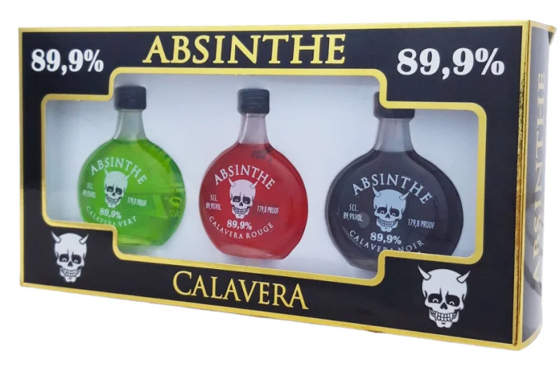 Absinthe Calavera 3 x 5 CL 89.9% - Fotografía principal del producto