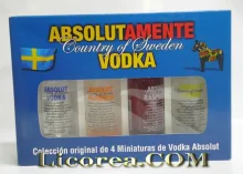 Colección 4 Vodkas Absolut