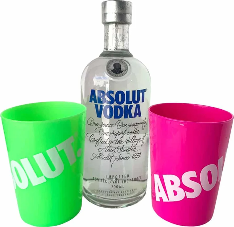 Absolut Green Pink Cups Edition (Suecia) - Fotografía principal del producto